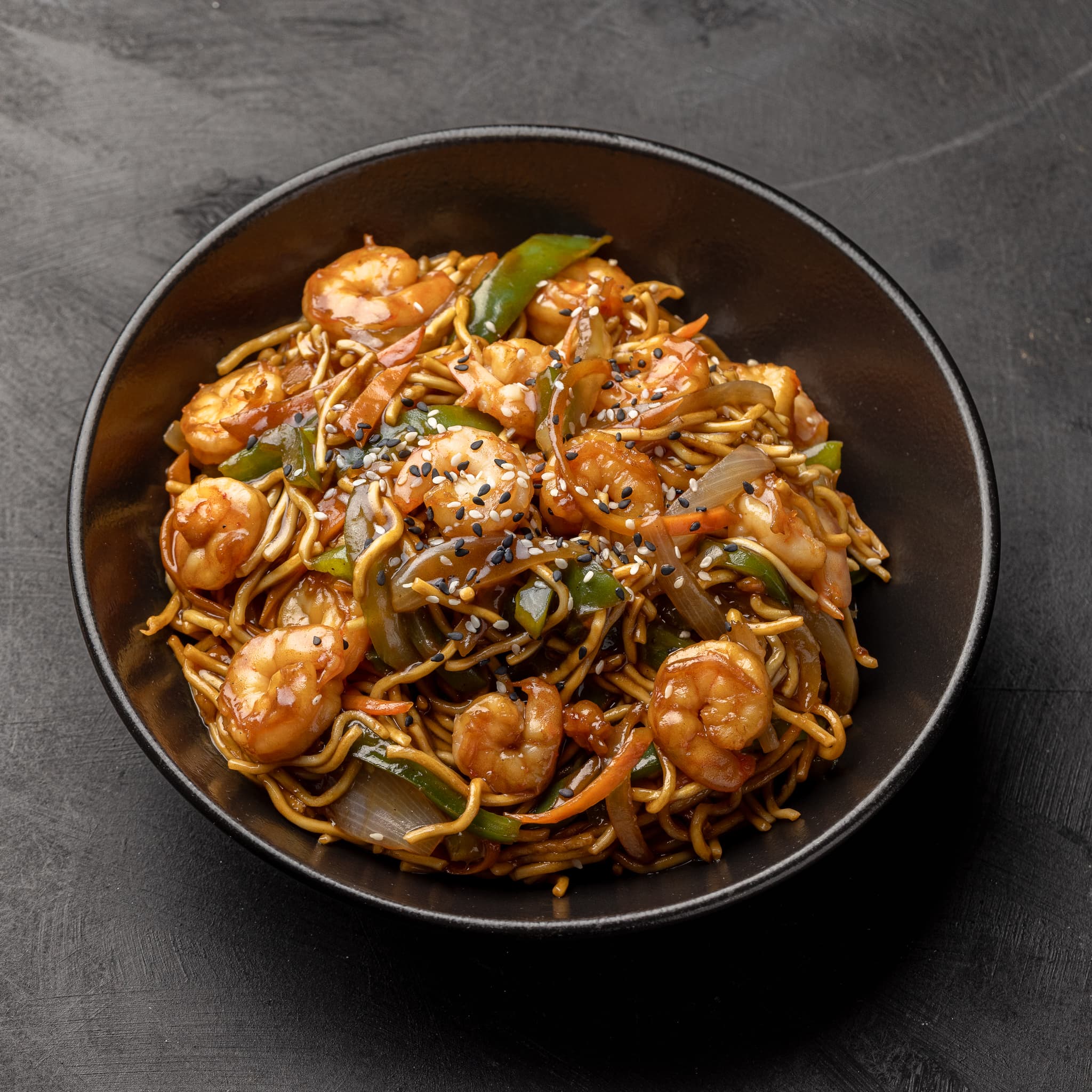 Lo Mein de Camarones